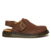 Dr Martens Jorge Ii Slingback Mules Brown E.H Suede