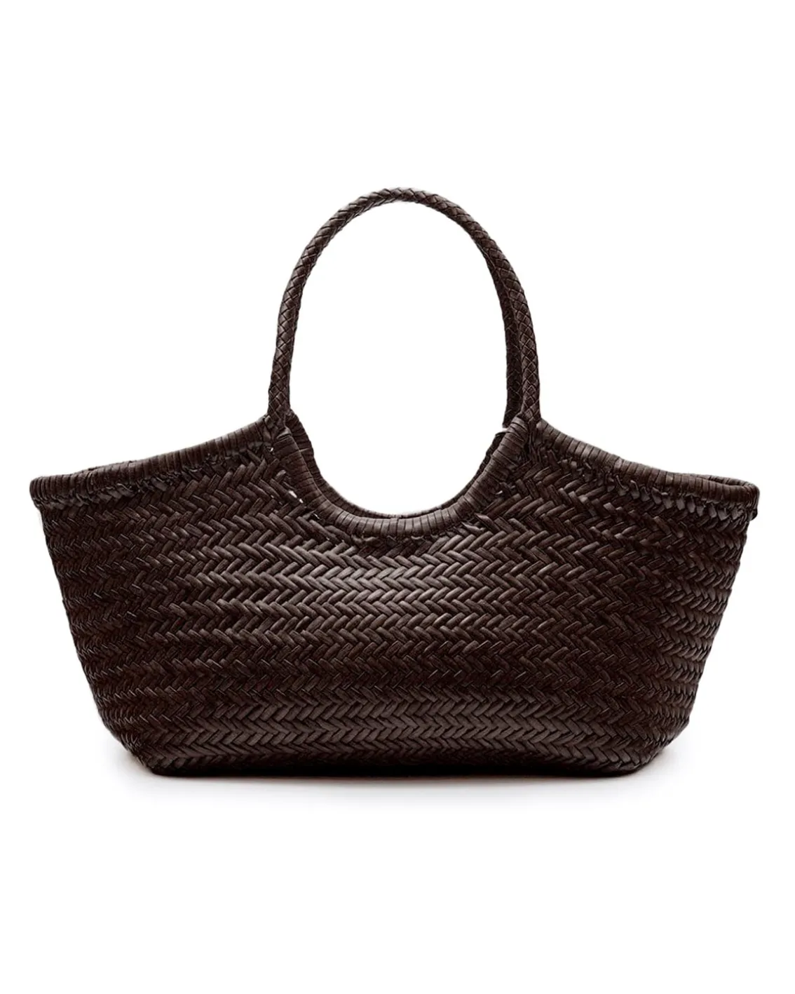 Dragon Diffusion Nantucket Basket Big Dark Brown