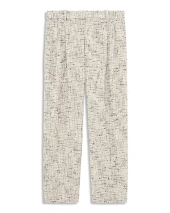 Drôle De Monsieur Baggy Tweed Pants Ecru