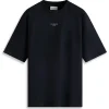 Drôle De Monsieur Classic Slogan T-Shirt Black