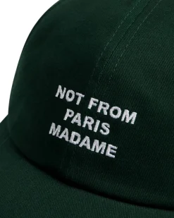 Drôle De Monsieur Slogan Cap Dark Green