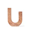 Dusty Deco Arco Candle Holder Red