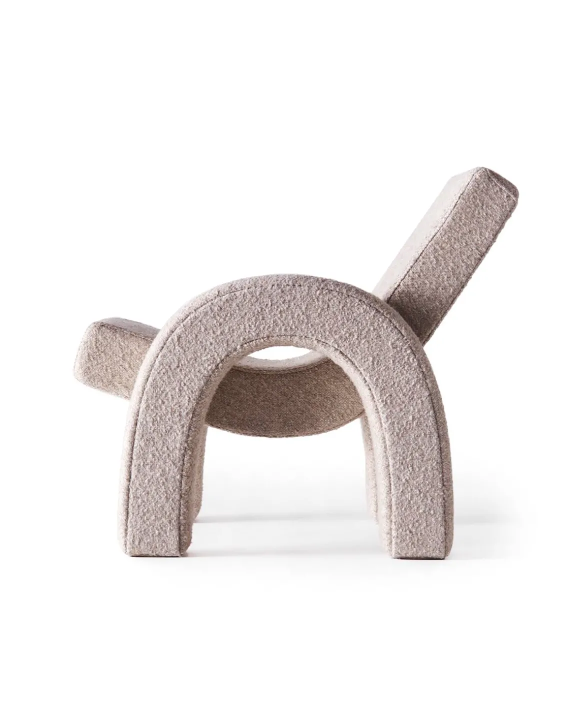 Dusty Deco Arco Lounge Chair Natural