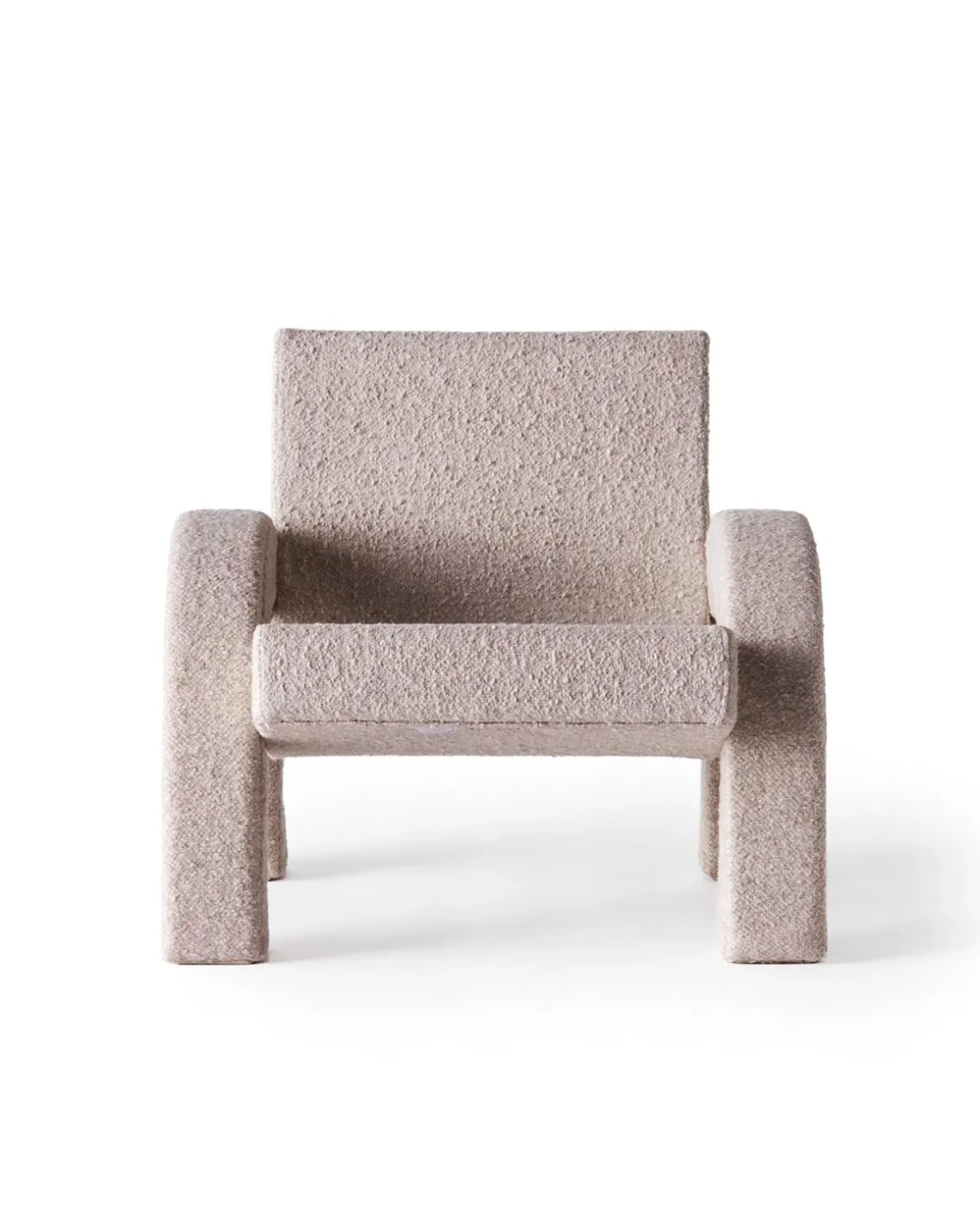 Dusty Deco Arco Lounge Chair Natural
