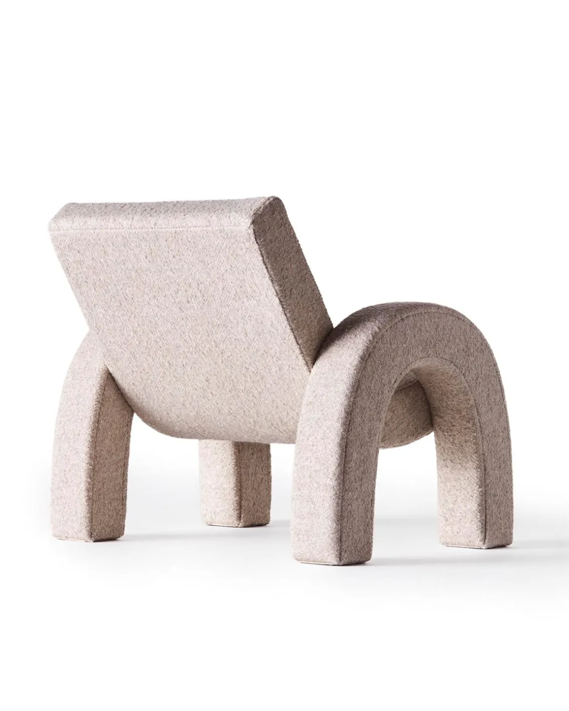 Dusty Deco Arco Lounge Chair Natural