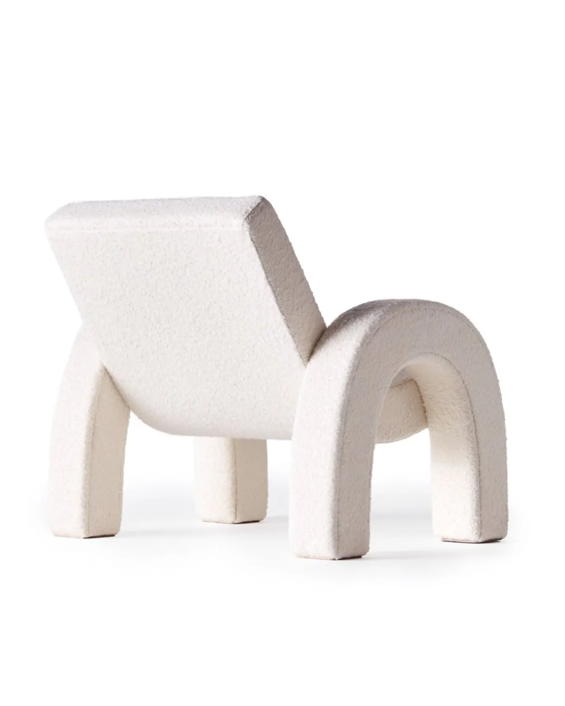 Dusty Deco Arco Lounge Chair White