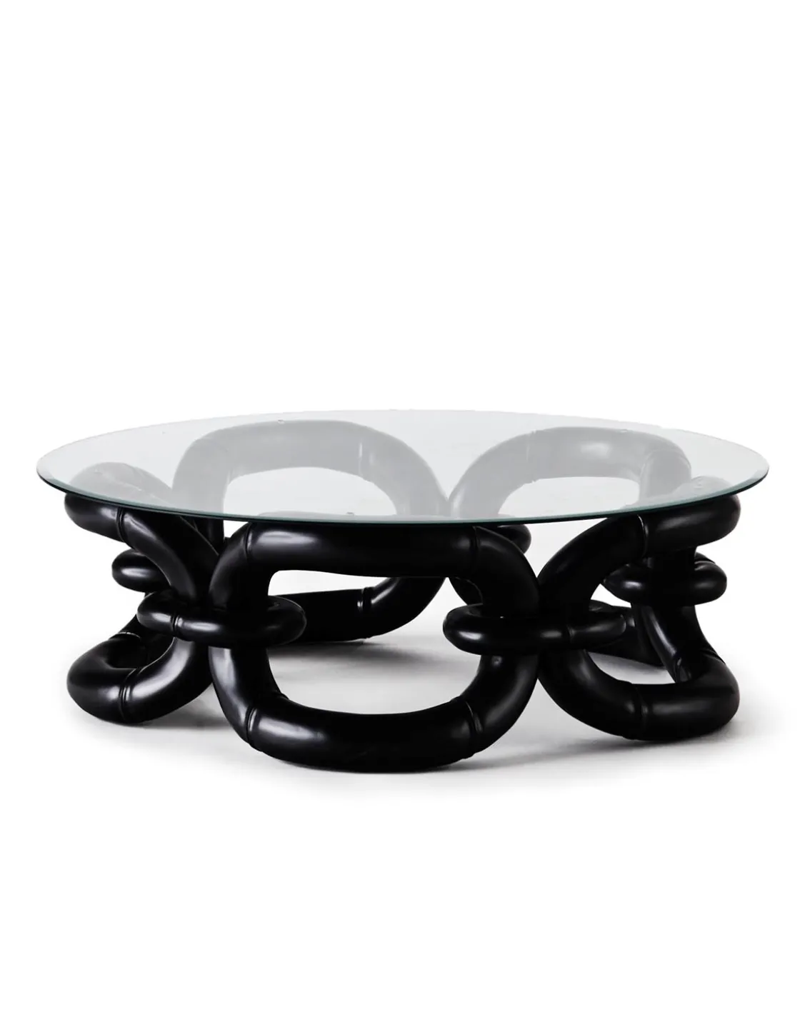 Dusty Deco Bamboo Bracelet Sofa Table 105 Black