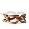 Dusty Deco Bamboo Bracelet Sofa Table 105 Mahogany