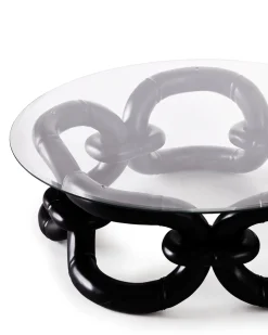 Dusty Deco Bamboo Bracelet Sofa Table 105 Black