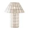 Dusty Deco Cornelia Table Lamp Capiz Shell/Brass
