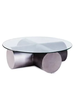 Dusty Deco Cross Sofa Table Steinless Steel