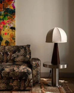 Dusty Deco Cufflink Side Table Stainless Steel