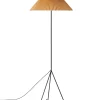 Dusty Deco Geraldine Floor Lamp Waxed Paper/Metal