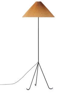 Dusty Deco Geraldine Floor Lamp Waxed Paper/Metal