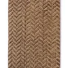 Dusty Deco Herringbone Rug Brown