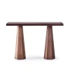 Dusty Deco Hexagon Console Table Stained Ash