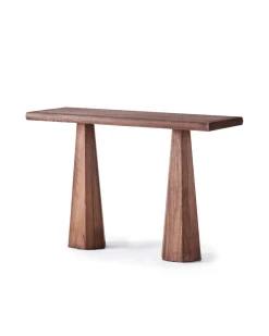 Dusty Deco Hexagon Console Table Stained Ash