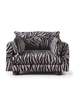 Dusty Deco Miles Love Seat Zebra