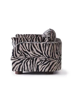 Dusty Deco Miles Love Seat Zebra