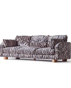 Dusty Deco Miles Sofa Zebra
