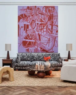 Dusty Deco Miles Sofa Zebra