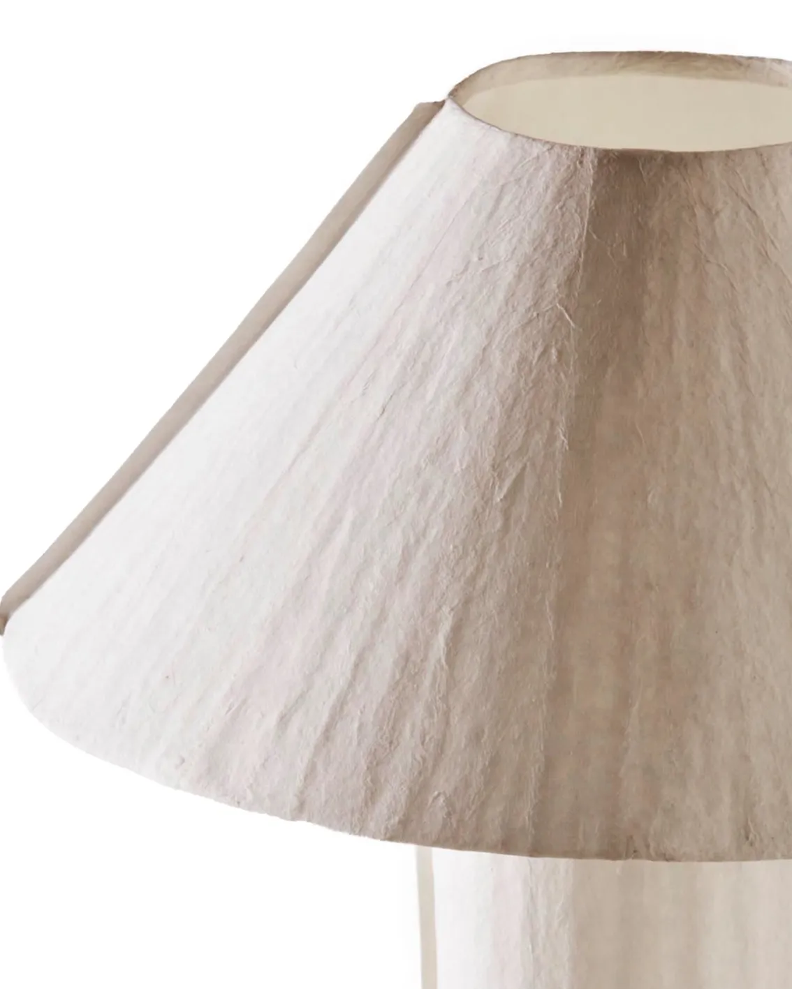 Dusty Deco Paper Table Lamp White