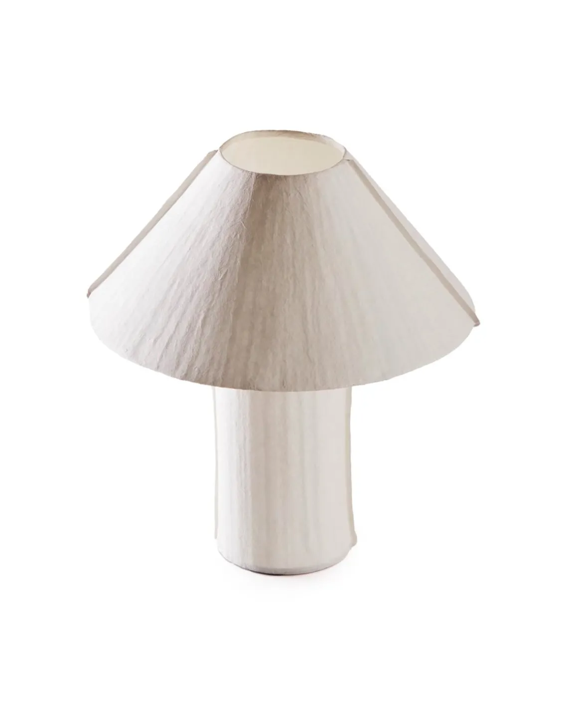 Dusty Deco Paper Table Lamp White