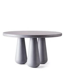 Dusty Deco Round Dining Table Grey