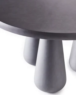 Dusty Deco Round Dining Table Grey