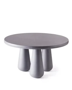 Dusty Deco Round Dining Table Grey