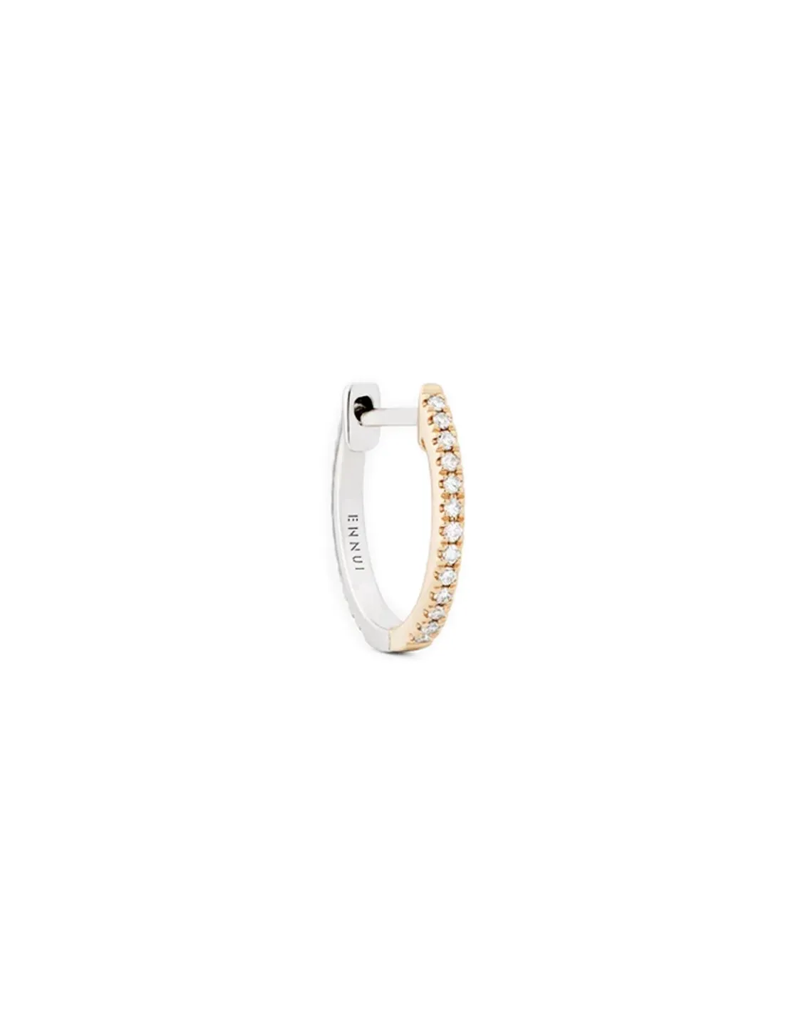 ENNUI Atelier Double Sided Diamond Hoop 11 Mm