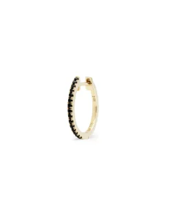 ENNUI Atelier Double Sided Diamond Hoop Black/Yellow Gold