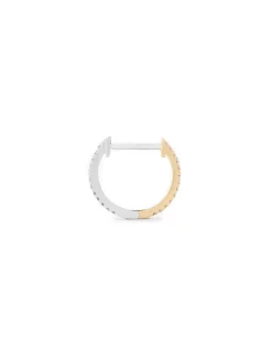 ENNUI Atelier Double Sided Diamond Hoop 11 Mm