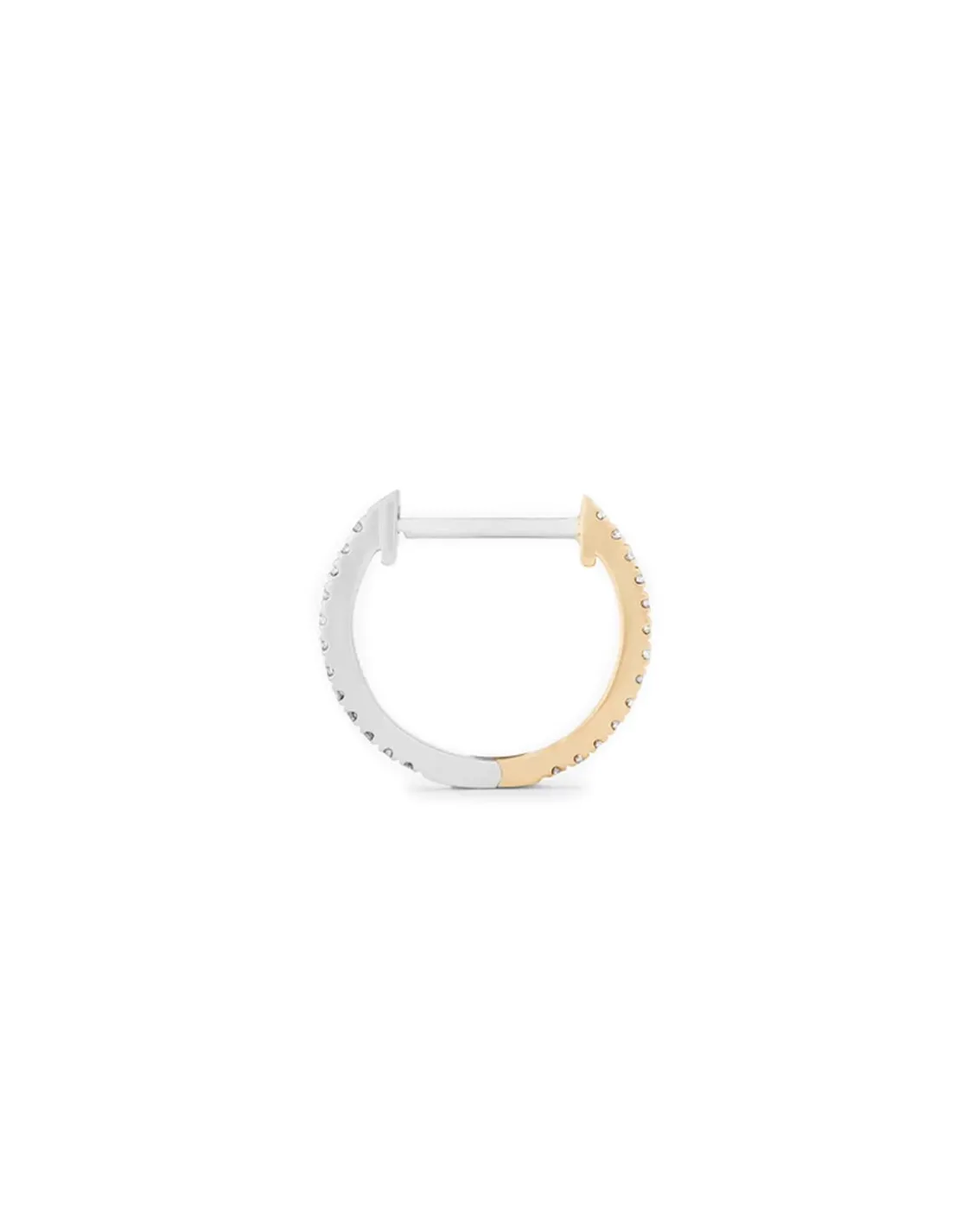 ENNUI Atelier Double Sided Diamond Hoop 11 Mm