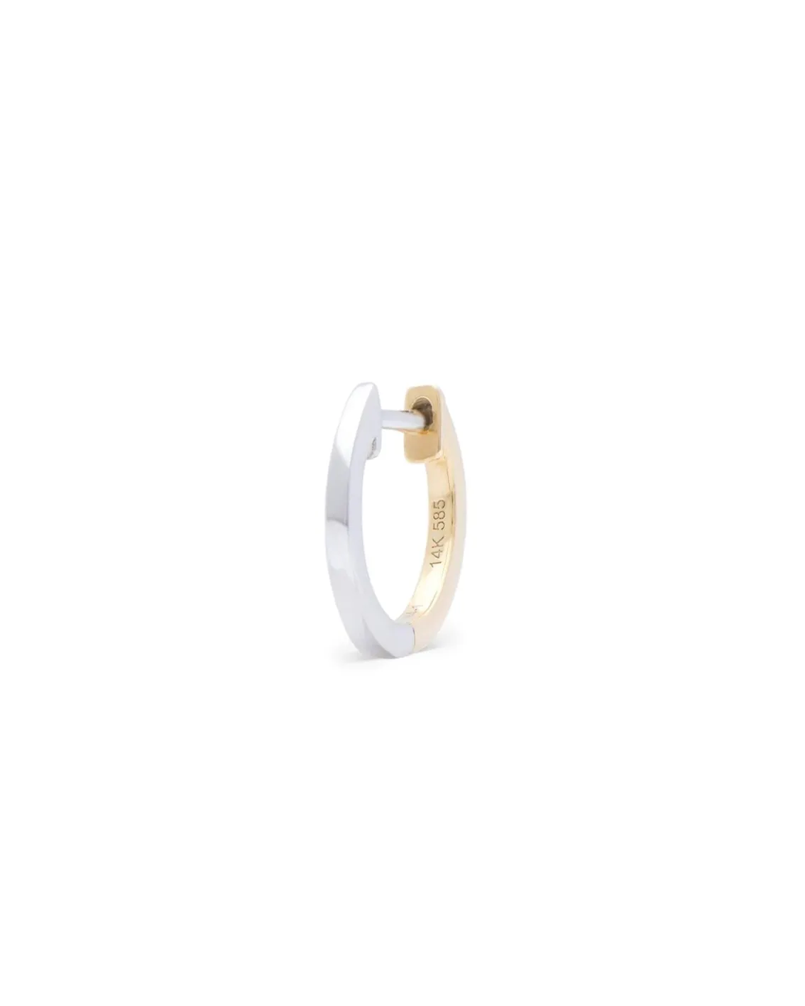 ENNUI Atelier Gemini Hoop Yellow Gold/White Gold