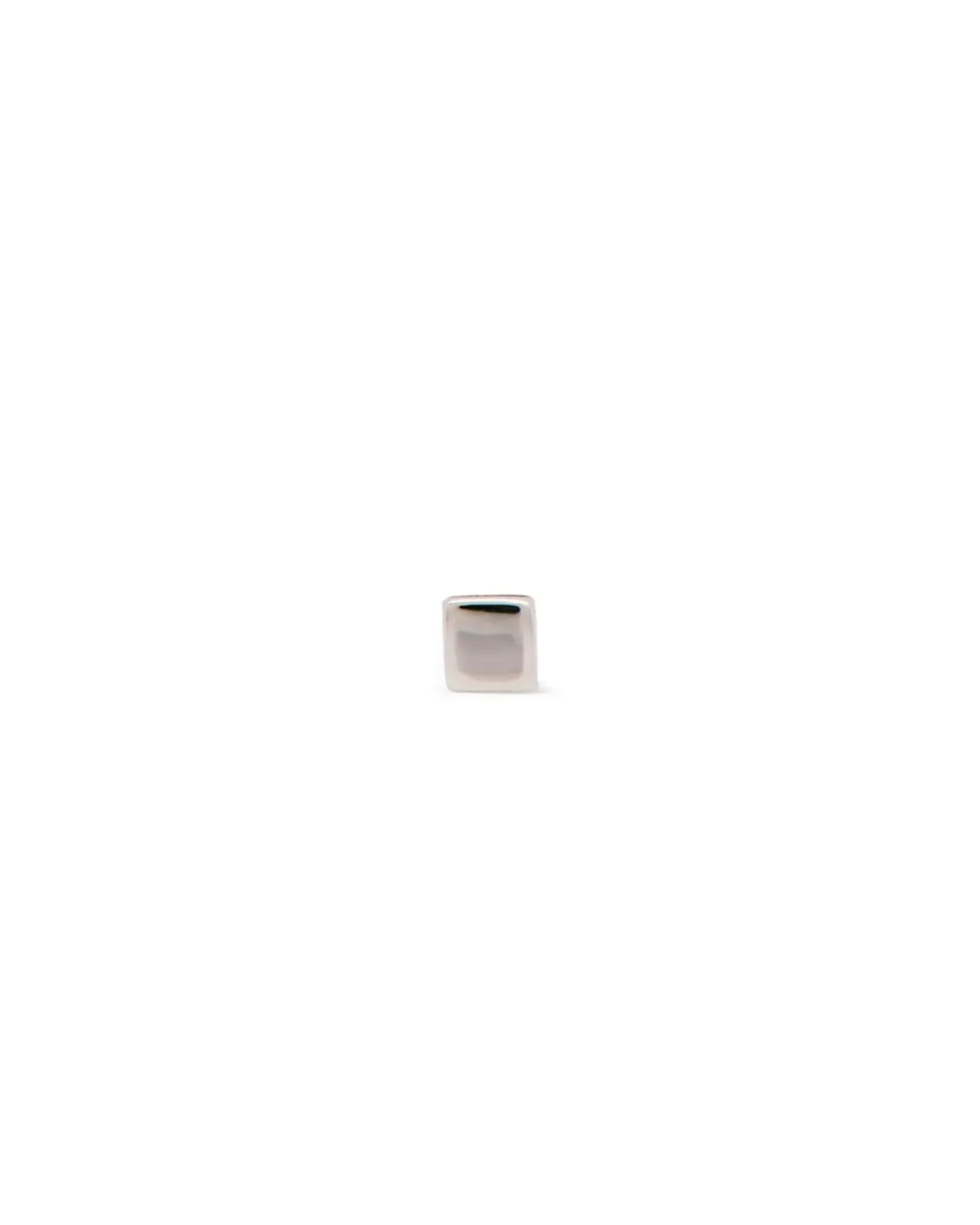 ENNUI Atelier Hip To Be Square Labret White Gold