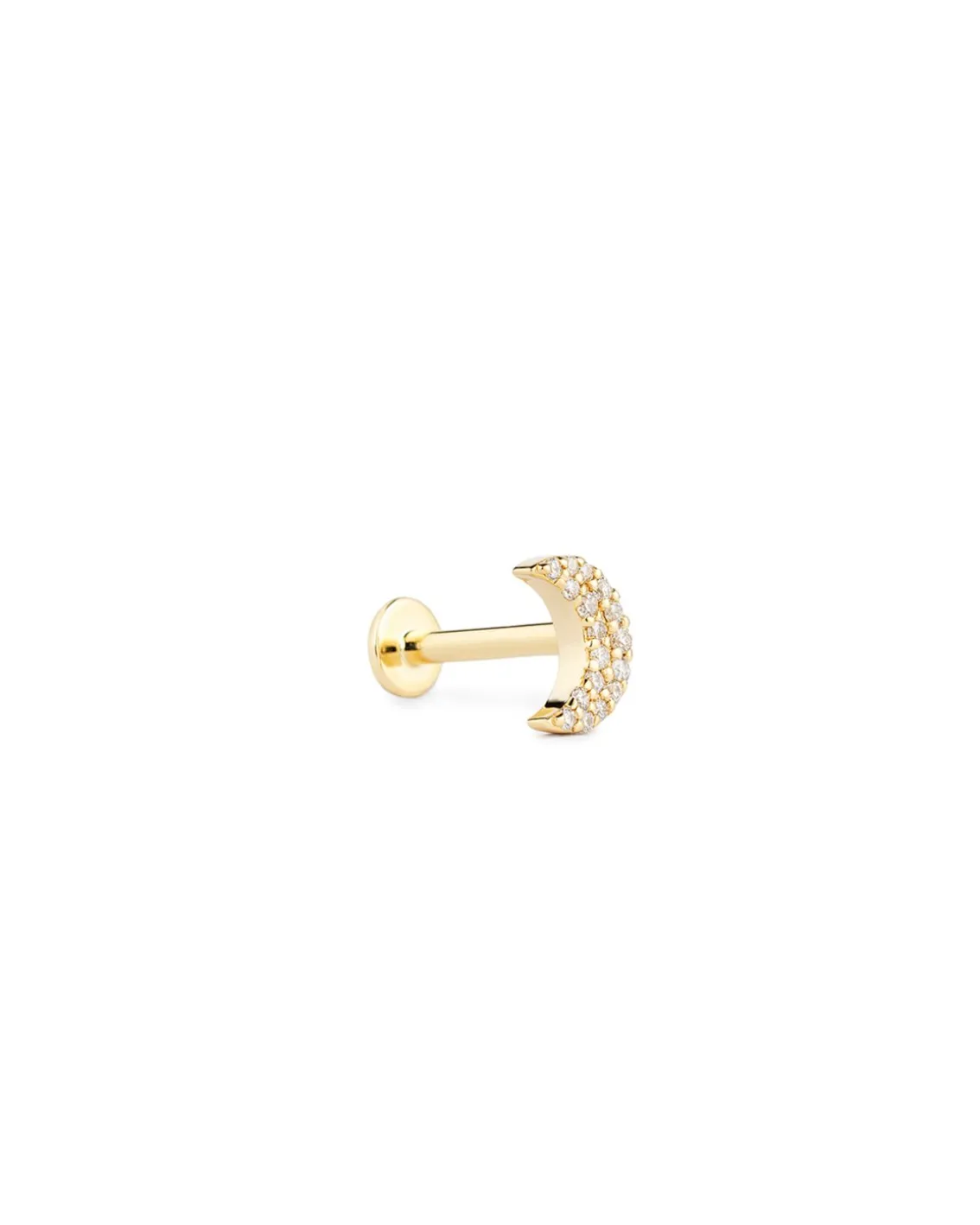ENNUI Atelier Luna Labret Yellow Gold