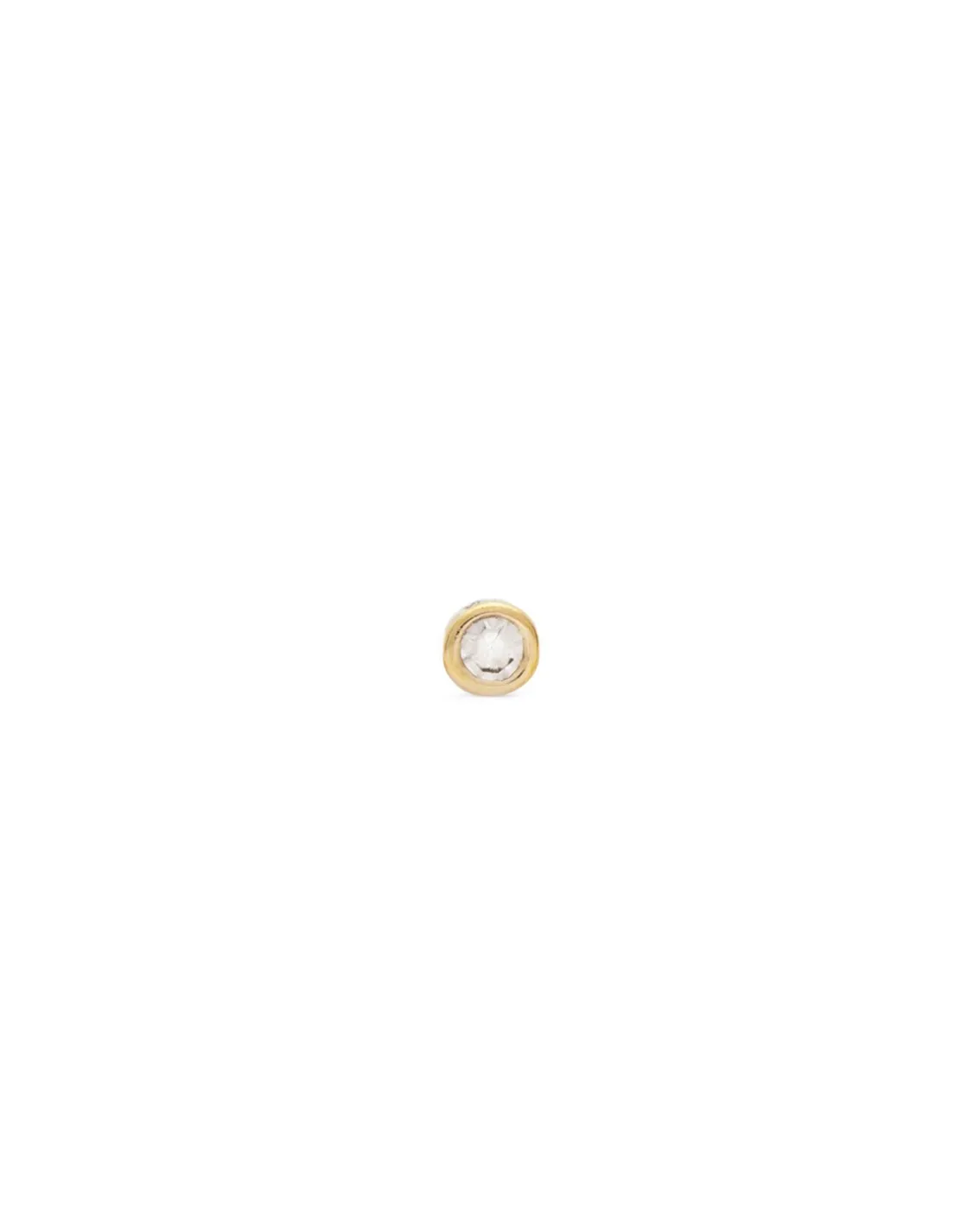ENNUI Atelier Single Stone Labret Yellow Gold
