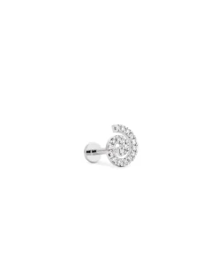 ENNUI Atelier Swirl Labret White Gold