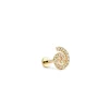 ENNUI Atelier Swirl Labret Yellow Gold