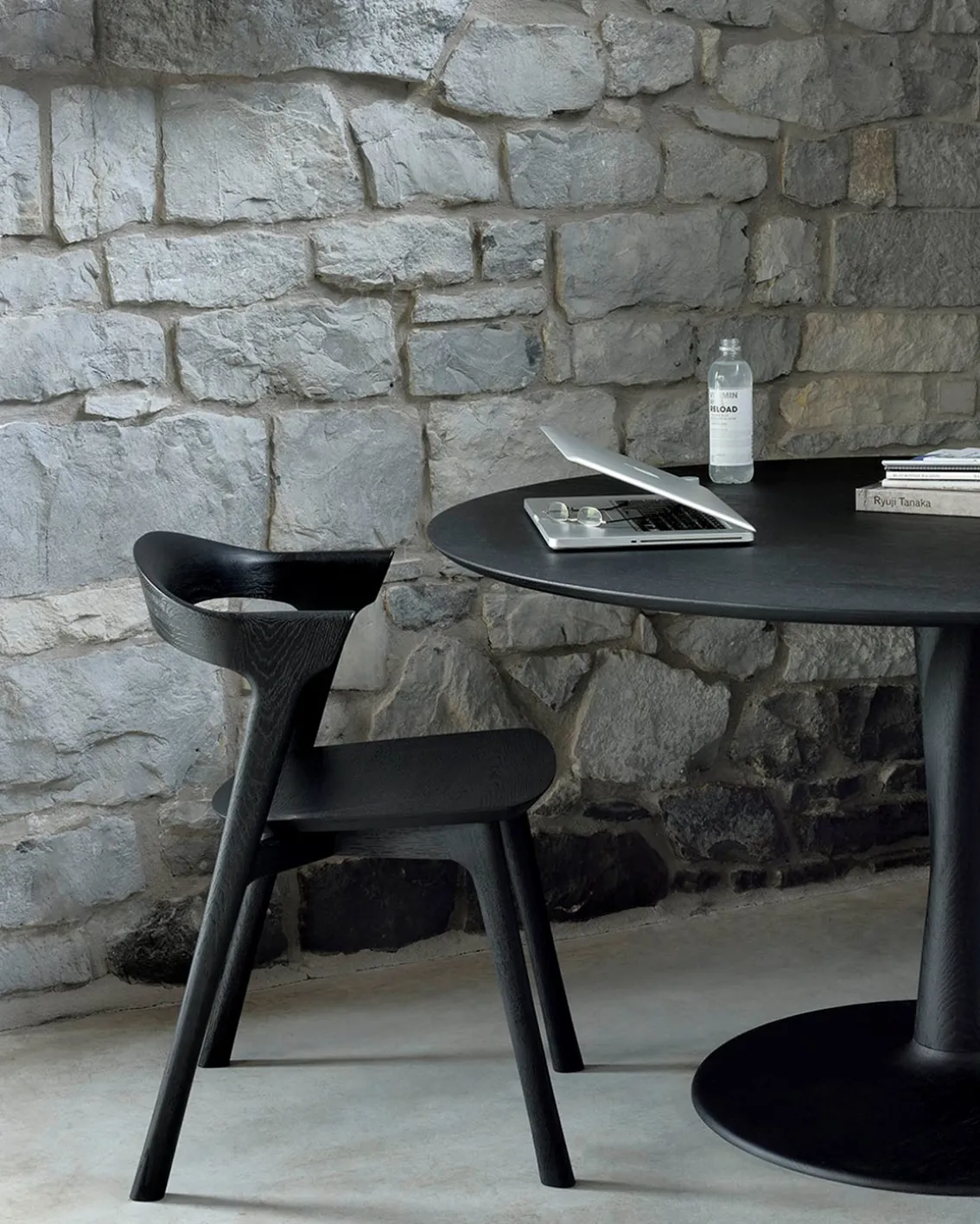 Ethnicraft Bok Dining Chair Oak Black