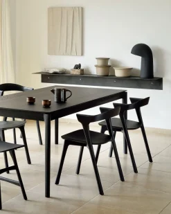 Ethnicraft Bok Extendable Dining Table 140/220 Oak Black