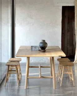 Ethnicraft Osso Stool Oak