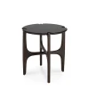 Ethnicraft PI Side Table Varnished Dark Brown