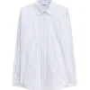 Filippa K Classic Stripe Shirt Ice Blue/White