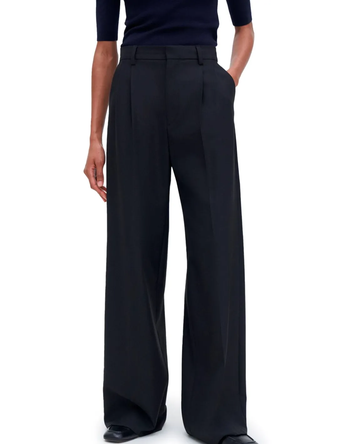 Filippa K Darcey Wool Trousers Black