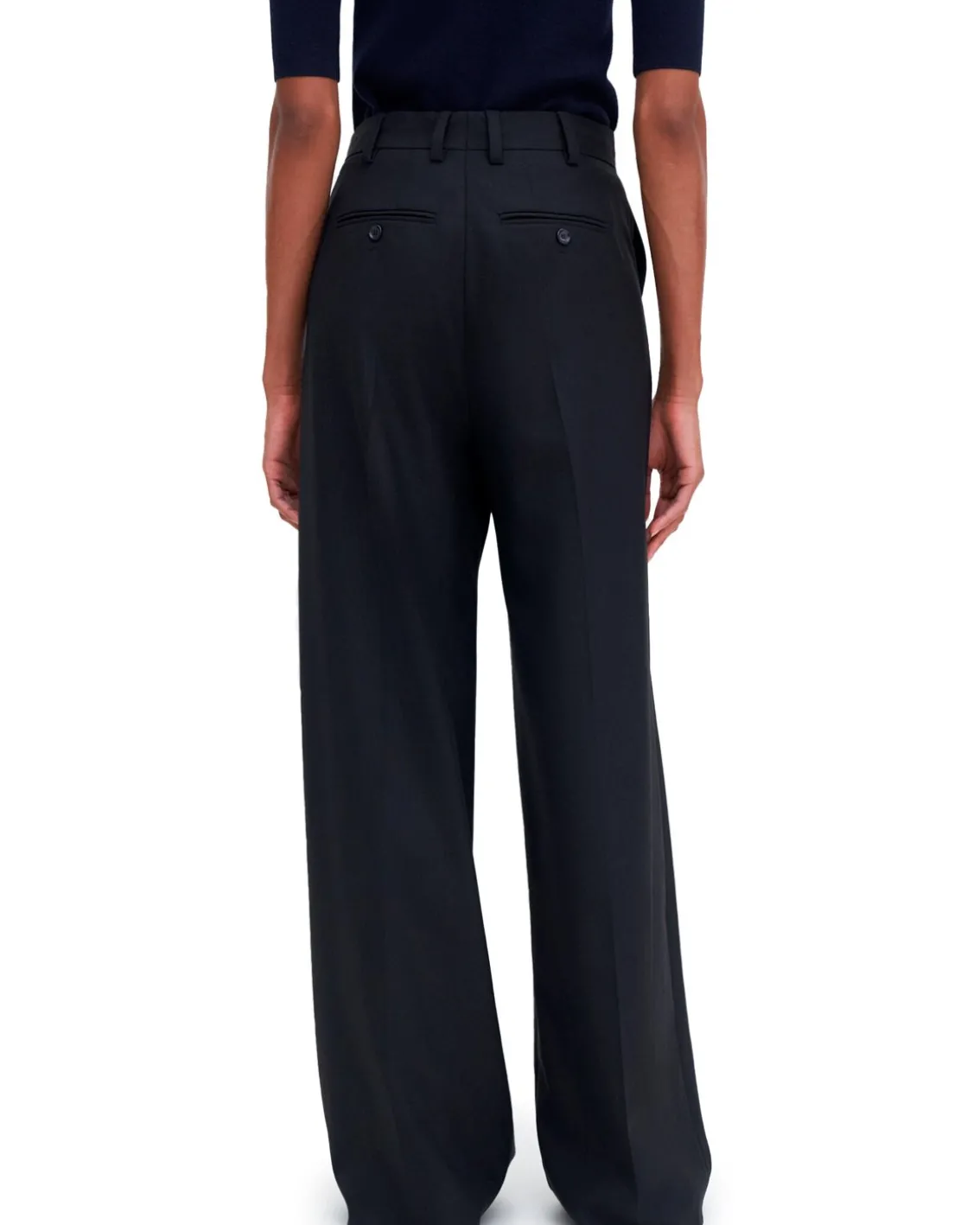 Filippa K Darcey Wool Trousers Black