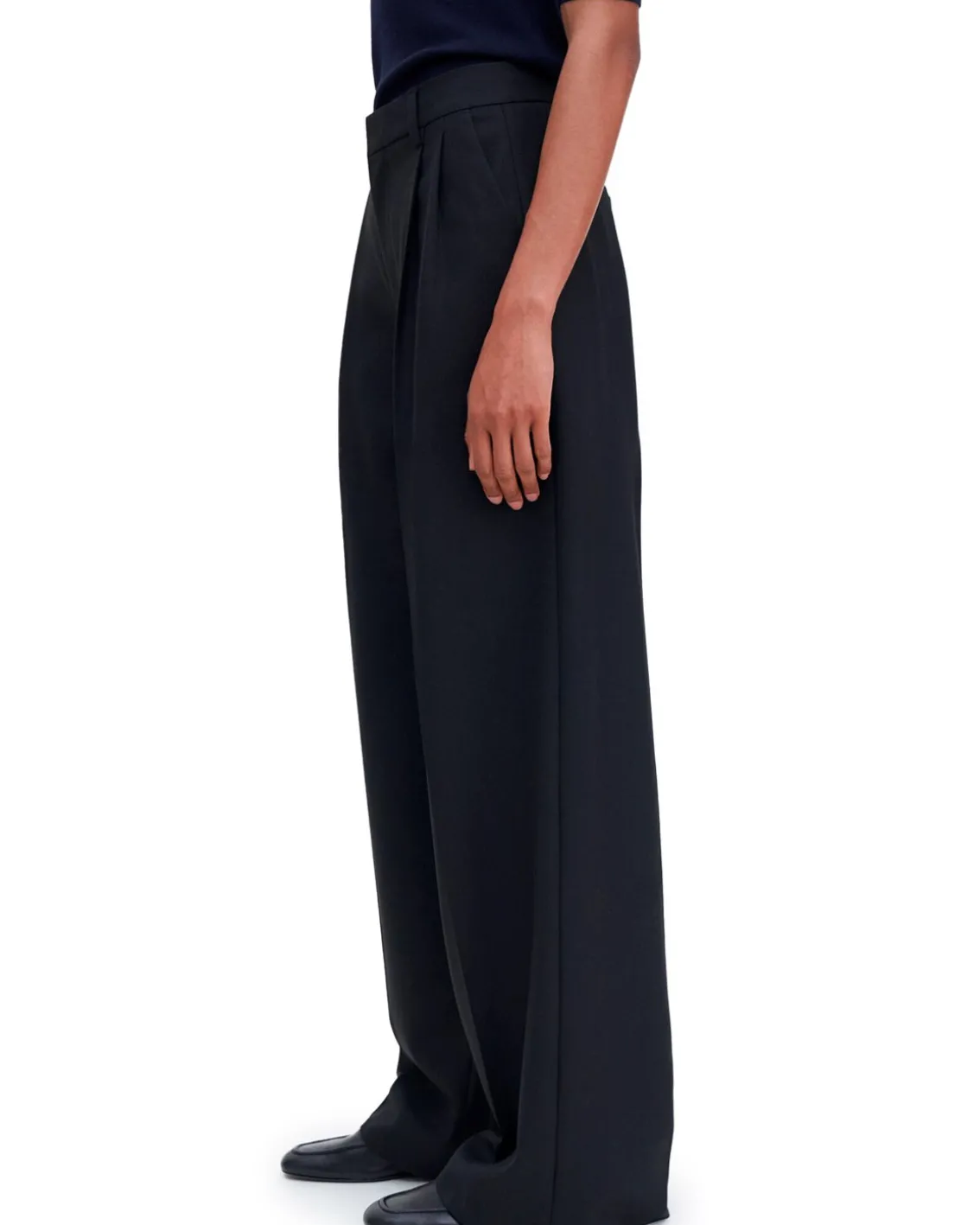 Filippa K Darcey Wool Trousers Black