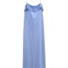 Filippa K Fluid Draped Strap Dress Air Blue