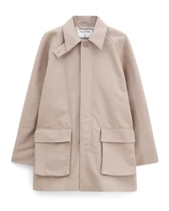 Filippa K Padded Patch Pocket Jacket Khaki Beige